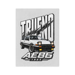1985 AE86 Trueno Microfiber Throw Blanket JDM Classic Car Gift