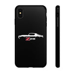 1970 Camaro Z28 White Silhouette Tough Phone Case Cover Gift