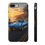 Corvette C2 Sting Ray 1965 Nassau Blue Art Phone Case