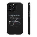 Black S2000 Roadster Collage JDM Tough Phone Case Cover Gift