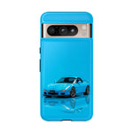 RX-7 Cyan Studio Phone Case Studio Color Match Car Art