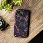 French Bulldog Galaxy Marble Art Tough Phone Case