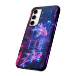 Neon Koi Reflection Vaporwave phone case | Tough Cover