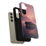 C8 Corvette Silhouette Pastel Horizon Case