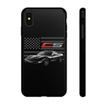 Black C5 Phone Case American Sports Car Tough Cover Gift