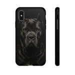 Cane Corso Powerful Dark Portrait Art Tough Phone Case