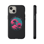 Great Dream Wave Circular Badge Vaporwave Phone Case – Japanese Aesthetic