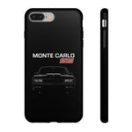 1986 Monte Carlo SS Black Front View Tough Phone Case Cover