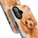 Miniature Poodle Whimsical Watercolor Art Tough Phone Case