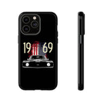 1969 Camaro SS American Flag Tough Phone Case Cover Gift Art
