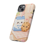 Milk Cookie Phone Case Cute Food Kawaii Tough Cover Gift Art