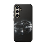 Black Sports Car Illustration 2023 Challenger SRT phone case | Car Drift Reflection