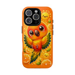 Sun Conure Kawaii Citrus Art Tough Phone Case