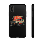 Orange Chevy K5 Blazer Retro SUV Illustration phone case