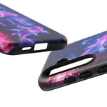 Neon Koi Reflection Vaporwave phone case | Tough Cover