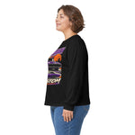 Plum 1970 Charger Custom car graphic Long Sleeve Tee | Muscle car retro