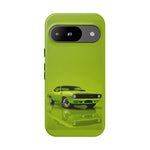 Green Cuda Muscle Car phone case for Gear Heads