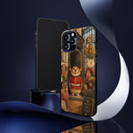 Corgi Royal Guard phone case | Cute British corgi soldier illustration