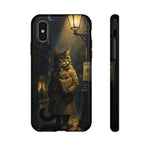 Dapper Cat Detective phone case | Tough Cases