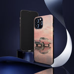 1957 Chevy Bel Air Blush Cream Tough Phone Case for Classic Car Fans