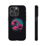 Great Dream Wave Circular Badge Vaporwave Phone Case – Japanese Aesthetic
