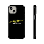 Yellow C8 Z06 Phone Case for Chevy Fans, Tough Protective Cover
