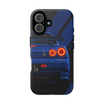 R34 Skyline Afterburner Rear GT-R Tough Phone Case for JDM Fans