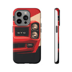 Red Classic GTO Car phone case | Tough phone cover, vintage muscle car design