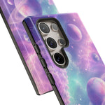 Pastel Galaxy Planet Vaporwave Art Tough Phone Case