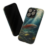 Salmon River Fishing Phone Case, Sunlit Current Cover