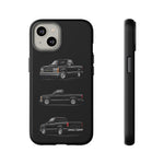 Black Silverado Classic Pickup Tough Phone Case for Chevy Truck Fans