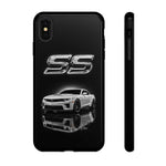 White SS Camaro reflection phone case | Car muscle car phone case