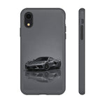 Matte Gray C8 Sports Car phone case | Tough Cases
