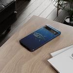 Yellowfin Tuna Phone Case, Deep Blue Water Tough Cover, Gift