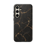 Black Gold Marble Pattern Phone Case | Tough Case