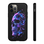 Holographic Skull Phone Case, Shattered Glass Iridescent Cover
