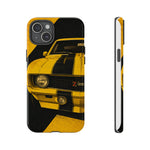 Z28 Yellow Camaro Retro Poster Tough Phone Case