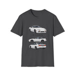 1989 240SX Car Illustration T-Shirt | JDM Coupe Side Front Rear