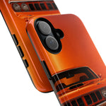 Orange Cuda Phone Case, 71 Classic Muscle Car Tough Cover