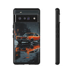 1966 GTO Orange Rainy City Tough Phone Case Cover Gift Art