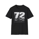 1972 Camaro Distressed 72 Second Gen Classic Classic Car T-Shirt Vintage Fan Gift