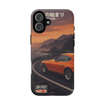 Datsun 240Z Classic JDM Sports Car Sunset Art Tough Phone Case