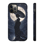 Geisha Parasol Moonlight Art Tough Phone Case