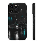 1965 Black Riviera car phone case | Retro Night Cityscape Tough Case
