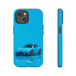 RX-7 Cyan Studio Phone Case Studio Color Match Car Art