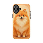 Pomeranian Tiny Fox Fluffy Art Tough Phone Case