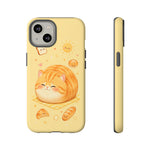 Orange Tabby Loaf Kawaii Chibi Pet Cat Art Tough Phone Case
