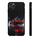 Z06 C8 Phone Case, Red Smoke Studio Reflection Cover