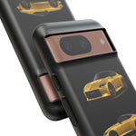 Gold Fairlady Z Classic Sports Car Tough Phone Case - 3 View