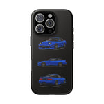 Blue 180SX JDM Sports Car Phone Case Tough Multi View